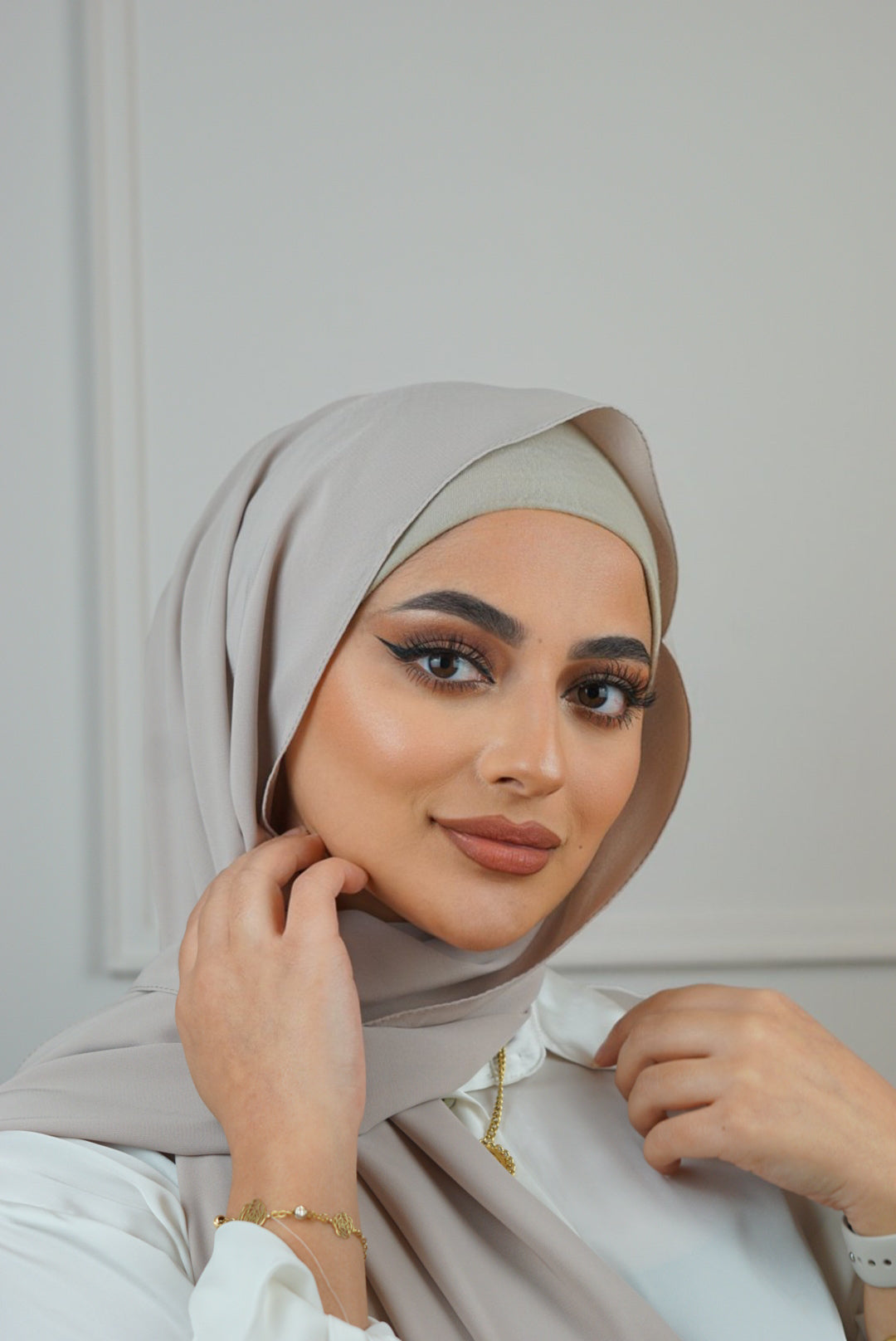 Medina Silk - Grey-beige