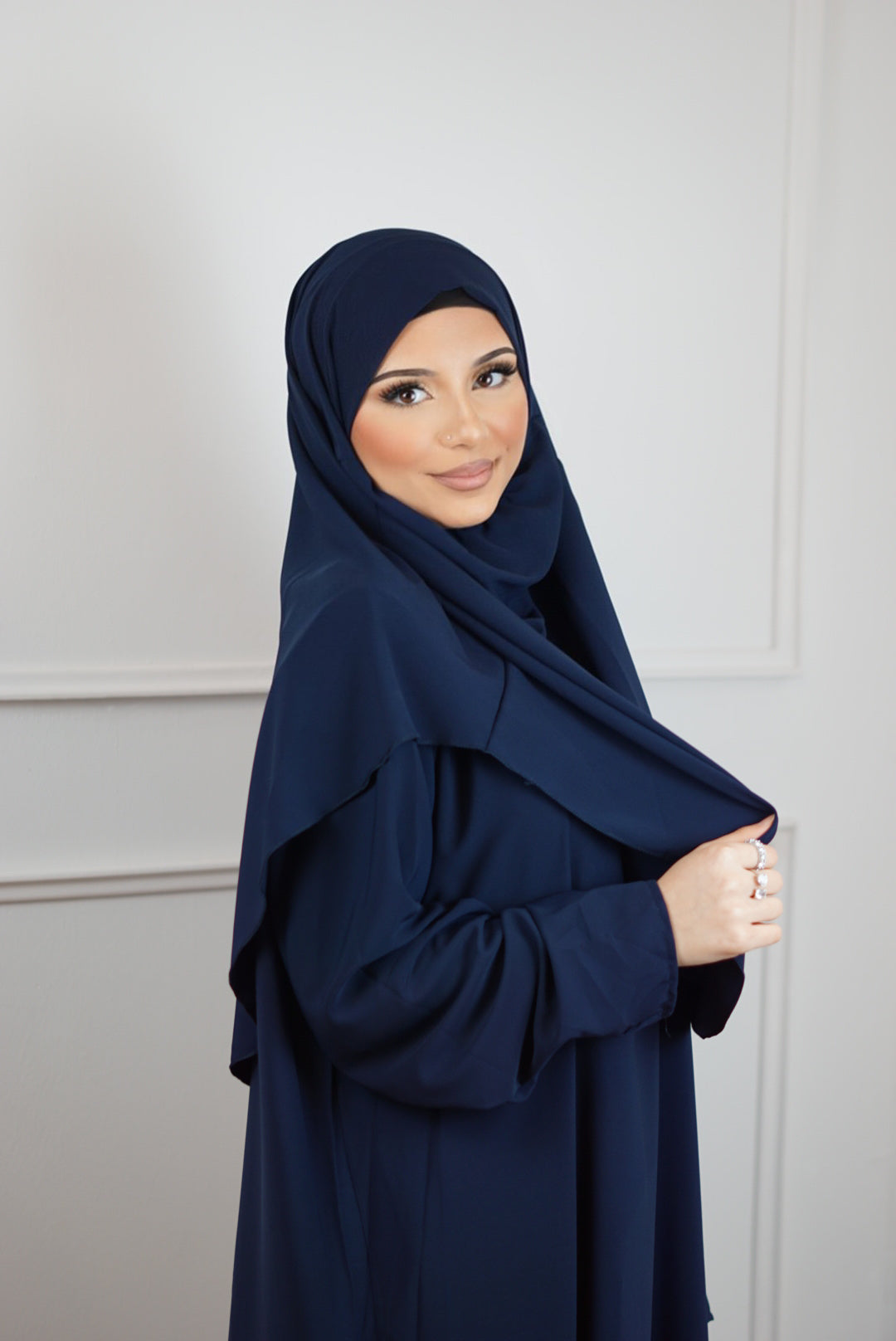 Medina Silk prayer dress - Royal Blue