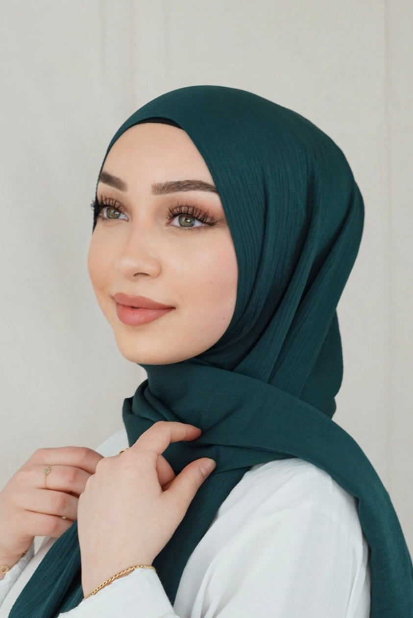 Crinkle - dark green