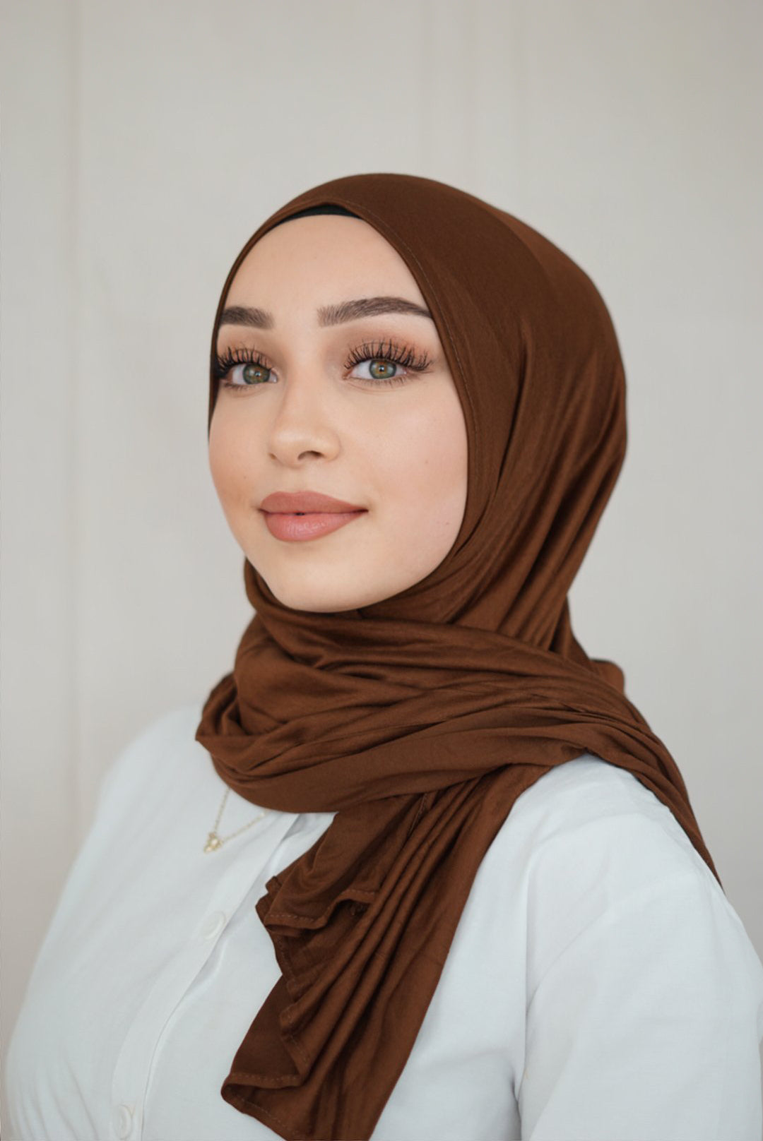 Jersey Hijab to go-brown