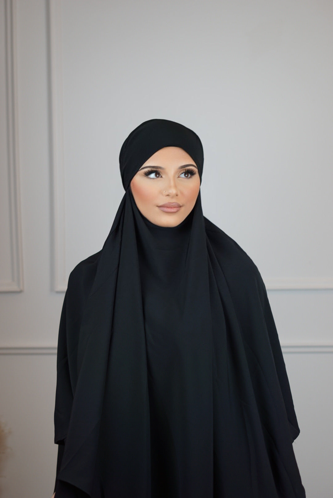 Khimar Medina Silk - Black