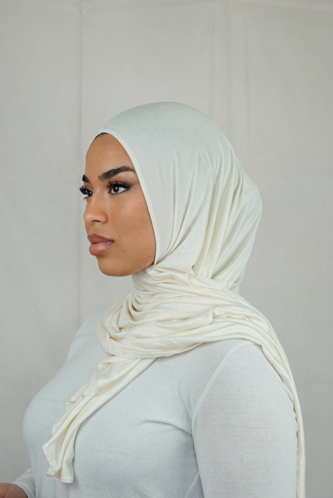 Jersey to go - cream white