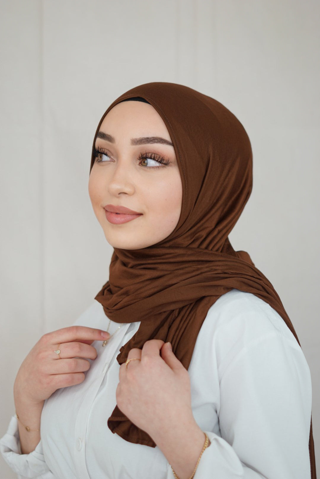 Jersey Hijab to go-brown