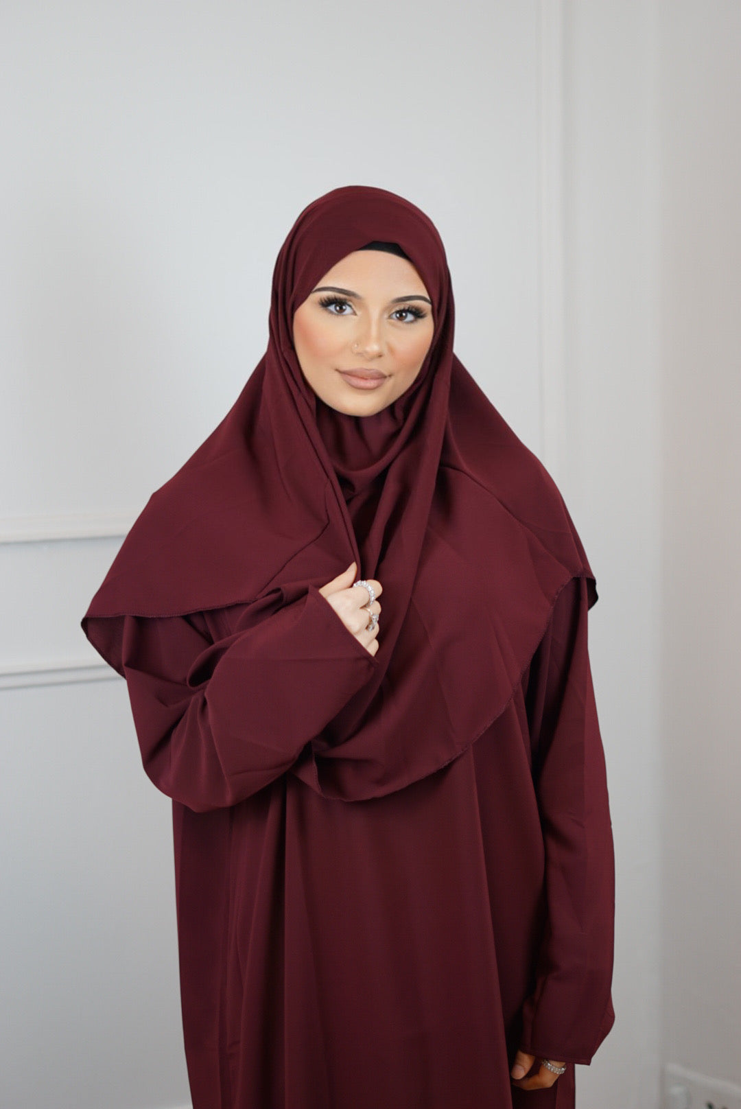 Prayer dress Medina Silk - Red
