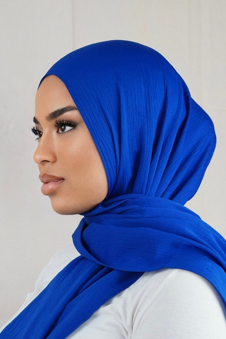 Crinkle - royal blue