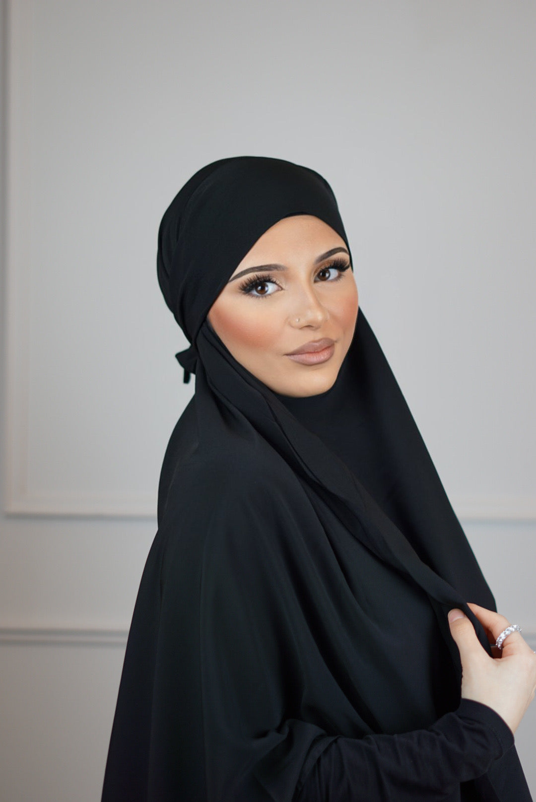 Khimar Medina Silk - Black