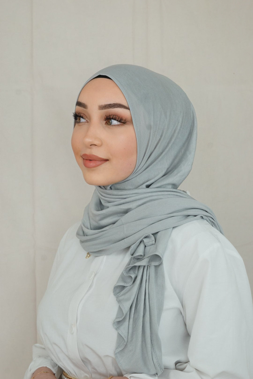 Jersey Hijab to go - silver