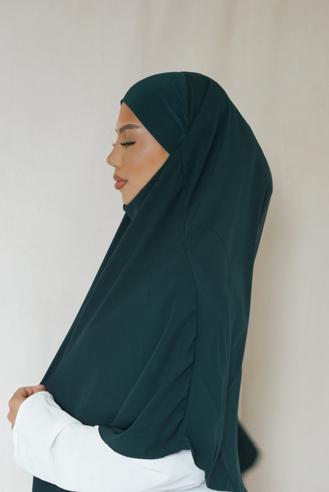 Short Khimar - Royal Green