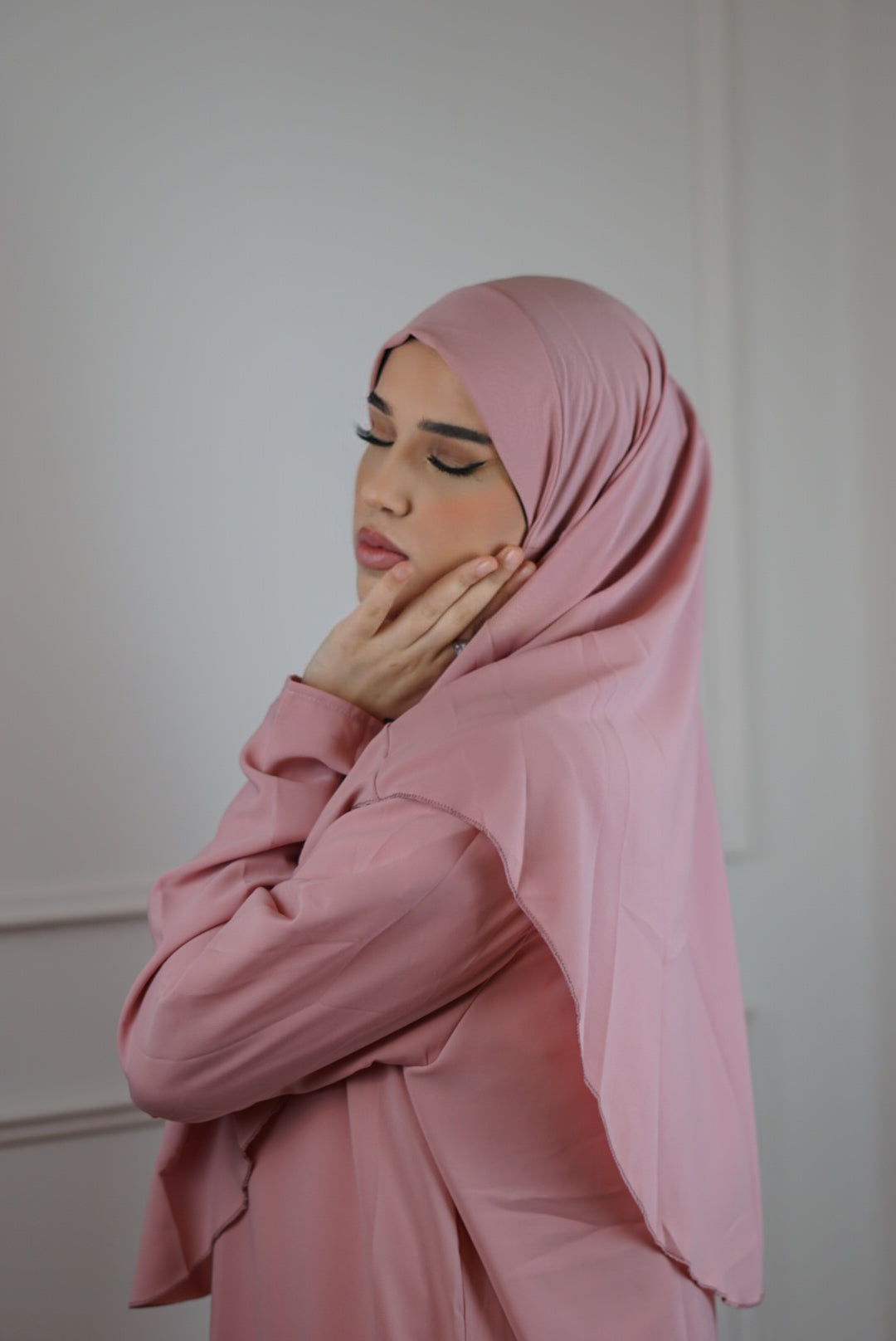 Prayer dress Medina Silk - Rose