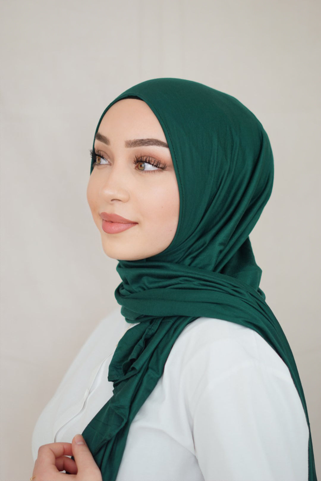 Jersey Hijab to go - dark green