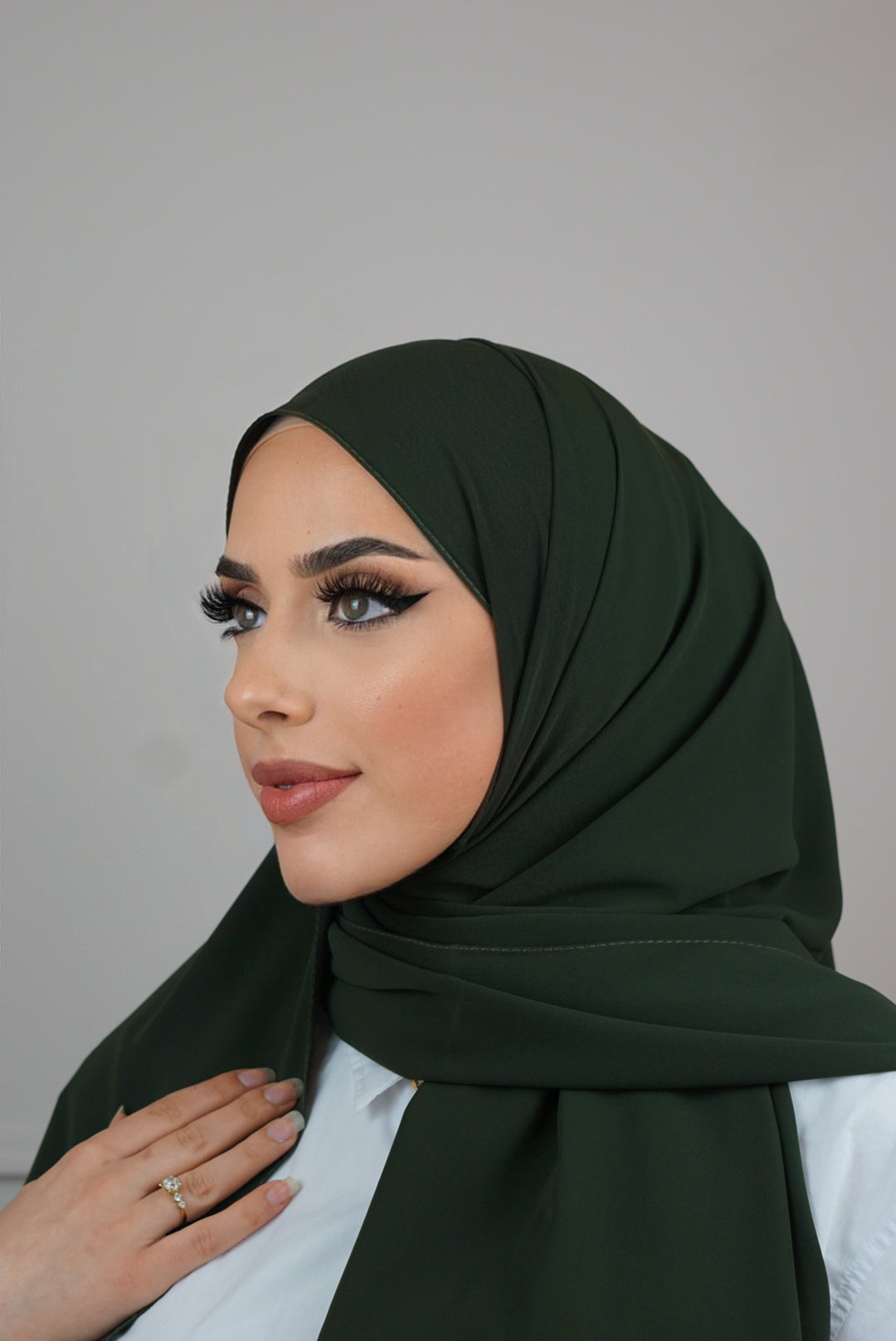Medina Silk - Firs Green