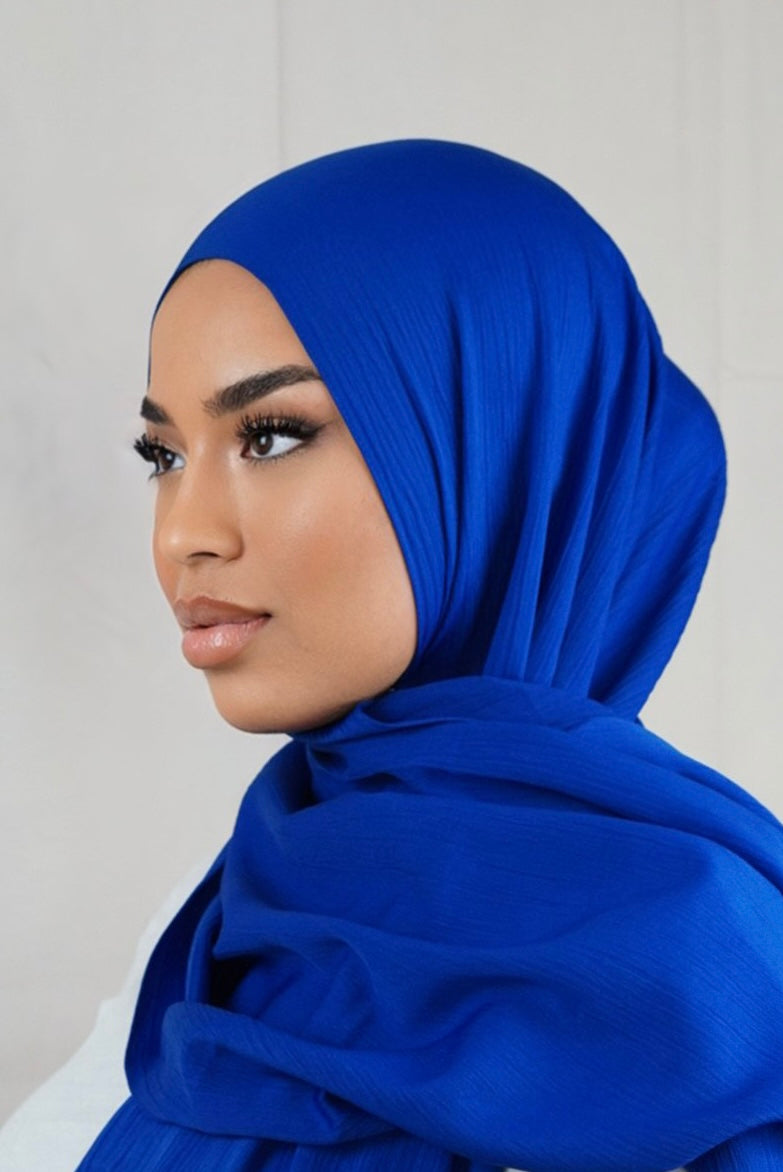 Crinkle - royal blue