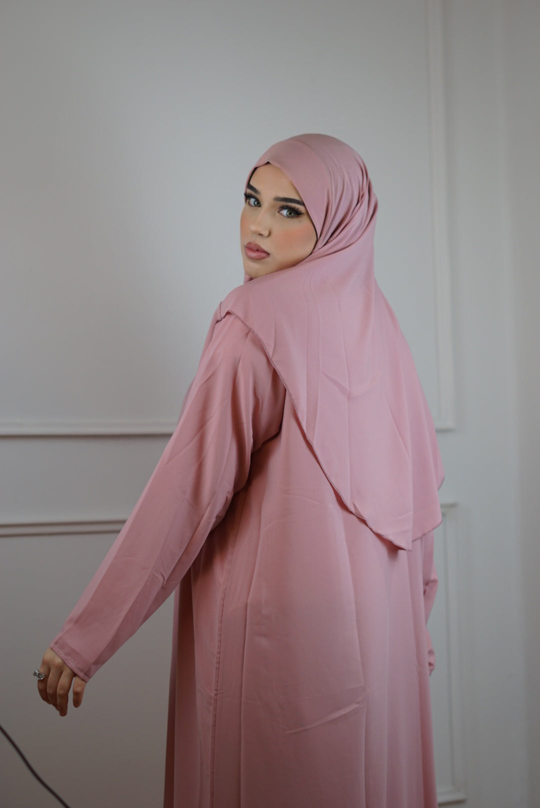 Prayer dress Medina Silk - Rose